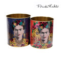 FRIDA KAHLO LIMENE POSUDICE 2/1 DEKORIRANE 13x11 CM - SORT