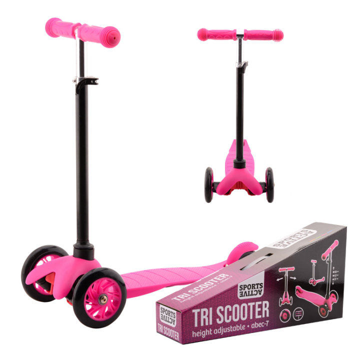 ROMOBIL S TRI KOTAČA ACTIVE SPORTS 54x70 CM CRVENO-ROZI