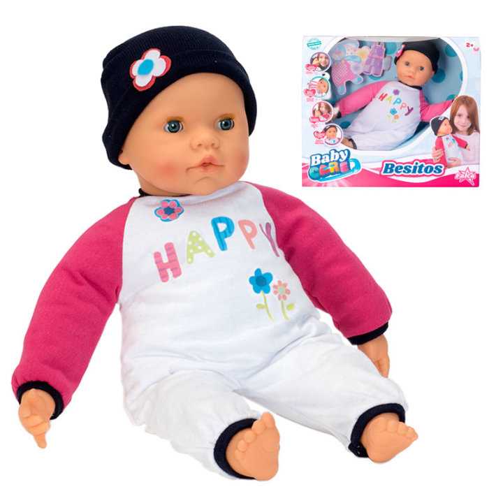 LUTKA DOJENČE S FUNKCIJAMA BABY CARE POLJUBAC U KUTIJI 45x38 CM