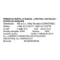 PRIBOR ZA ROŠTILJ 6 DIJELNI - LOPATICA, HVATALKA I ŠTAPIĆI ZA RAŽNJIĆE