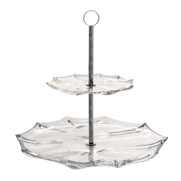 ETAŽER KRISTAL CALYPSO 2 NIVOA 30 CM