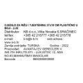 CJEDILO ZA RIŽU I TJESTENINU 27x19 CM PLASTIČNO U BOJI - LUX