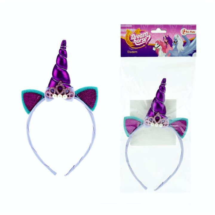 DIADEMA ZA KOSU JEDNOROG 23 CM