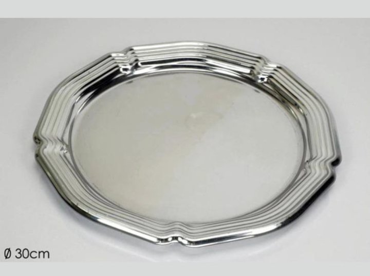TACNA PVC OKRUGLA 30 CM JEDNOKRATNA