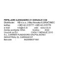 PEPELJARE ALESSANDRO 2/1 OKRUGLE 9 CM