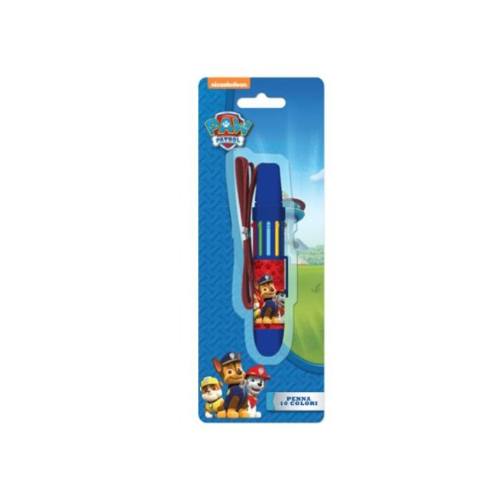 PAW PATROL KEMIJSKA OLOVKA 10 BOJA - BLISTER 22x8 CM