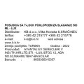 POSUDICA SA T-LOCK POKLOPCEM ZA SLAGANJE 500 ML - LUX
