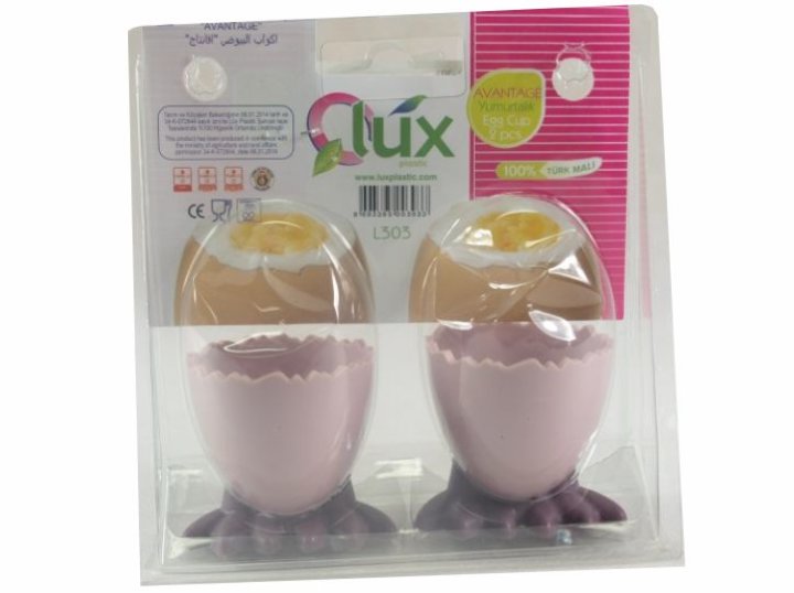 POSUDICE ZA KUHANA JAJA 2/1 U BOJI 4,5 CM - LUX