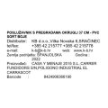 POSLUŽAVNIK S PREGRADAMA OKRUGLI 37 CM - PVC