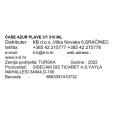 ČAŠE AZUR PLAVE 3/1 210 ML