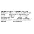 DEKORACIJA KAKTUS U STAKLENOJ VAZICI 8 CM