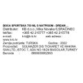 BOCA SPORTSKA 750 ML S NATPISOM - DREAM ...