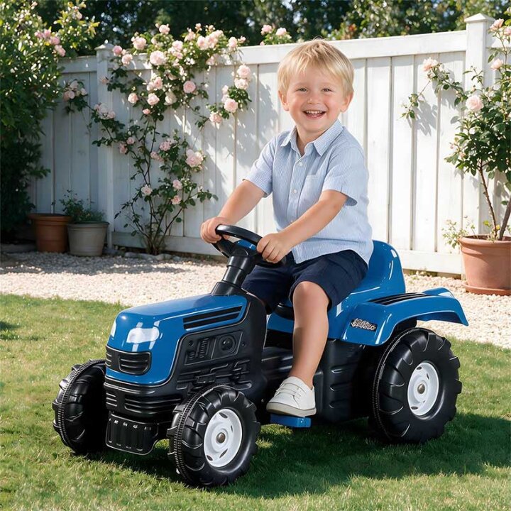 TRAKTOR NA PEDALE RANCHERO PLAVI 52x81,5x45 CM