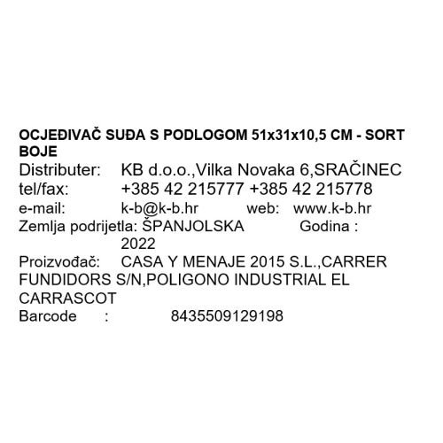 OCJEĐIVAČ SUĐA S PODLOGOM 51x31x10,5 CM