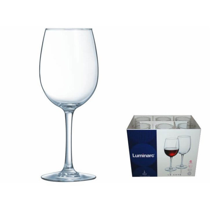 čaše la cave na stalku 6/1 48 cl