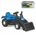 Traktor na pedale s utorivačem Ranchero plavi