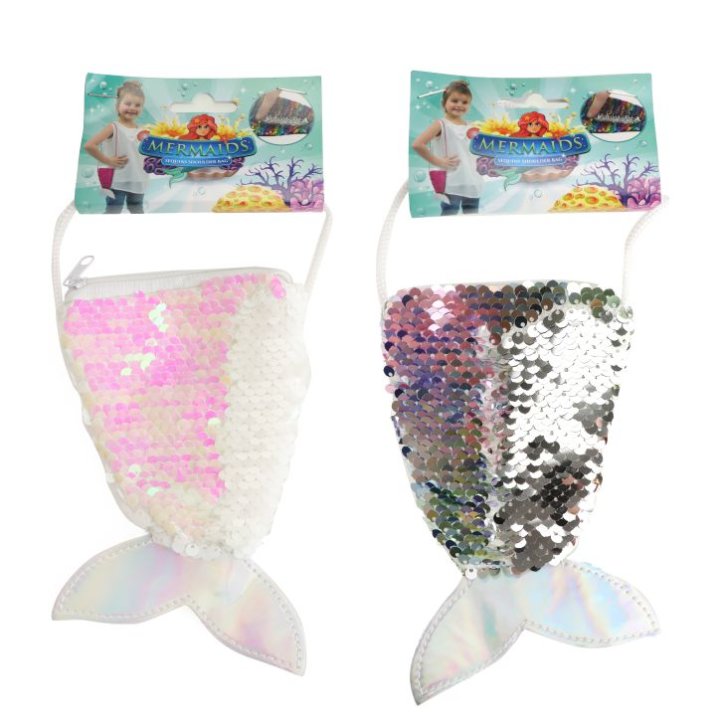 TORBICA DJEČJA REP MORSKE SIRENE SEQUIN 16x10 CM