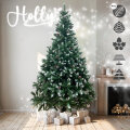 BOŽIĆNO DRVCE SA ČEŠERIMA HOLLY - METALNI STALK 210 CM