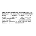 GRILL PLOČA SA DRŠKAMA MASTERPRO 36x24 CM