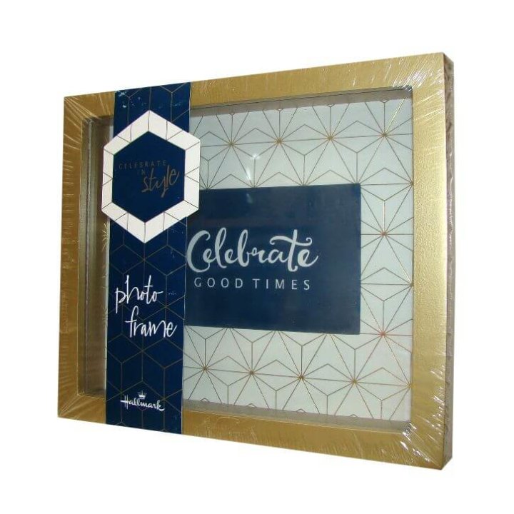 okvir za sliku hallmark zlatni - celebrate 22x19 cm