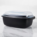 PEKAČ S POKLOPCEM ALU-GUSS ČETVRTASTI 40x21 CM ( 6 L ) - PIERRESTONE PREMAZ