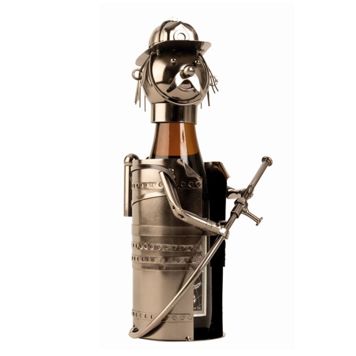 STALAK ZA BOCU PIVE METALNI - VATROGASAC 27 CM