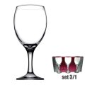 ČAŠE NA STALKU GLASS4YOU GRETA-IMPERIAL 3/1 340 ML