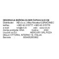 DEKORACIJA BOŽIĆNA ZA BOR ČUPAVA 8x30 CM