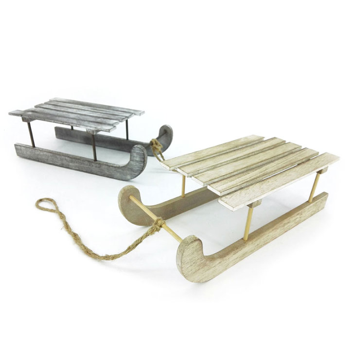 SAONICE DRVENE DEKORATIVNE 30x10 CM 2 SORT BOJE