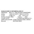 KUGLE ZA BOR 10 CM ŠAMPANJ-SIVE 4/1