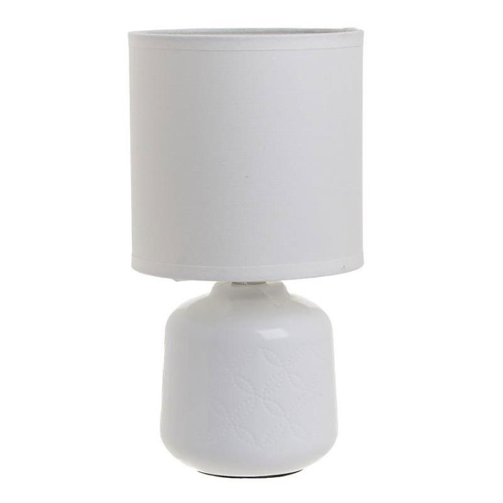 LAMPA NOĆNA KERAMIČKA BIJELA 24x12,5 CM
