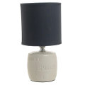 STOLNA LAMPA NOĆNA KERAMIČKA SMILE KREM-CRNA 24x12,5 CM