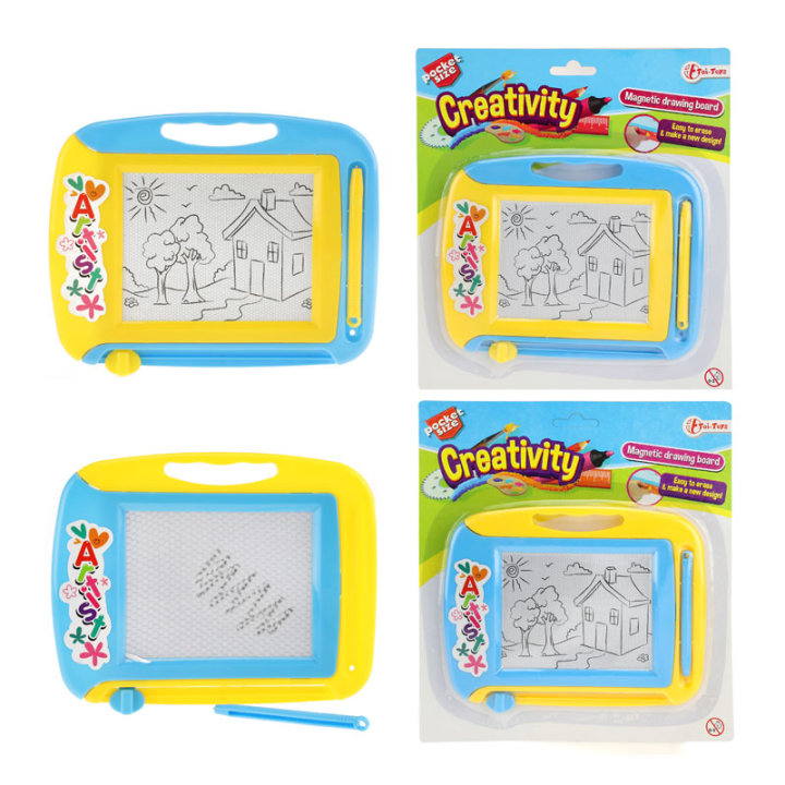 PLOČA PIŠI-BRIŠI MINI MAGNETNA NA BLISTERU 19x21 CM