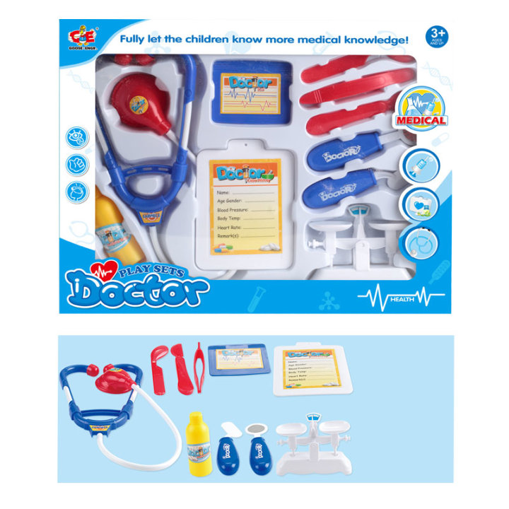 DOKTOR SET ZA IGRU U KUTIJI - PLAVI