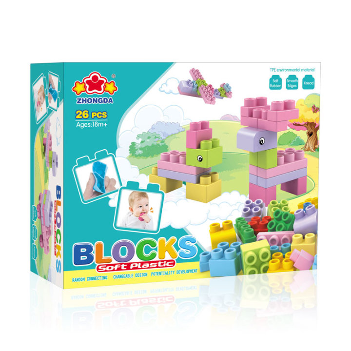 KOCKE ZA SLAGANJE SOFT 26 DIJELNE