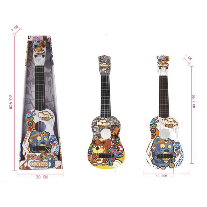 GITARA DJEČJA S ŠALJIVIM MOTIVIMA