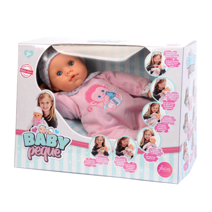 LUTKA NOVOROĐENČE INTERAKTIVNA 6 FUNKCIJA - BABY PEQUE