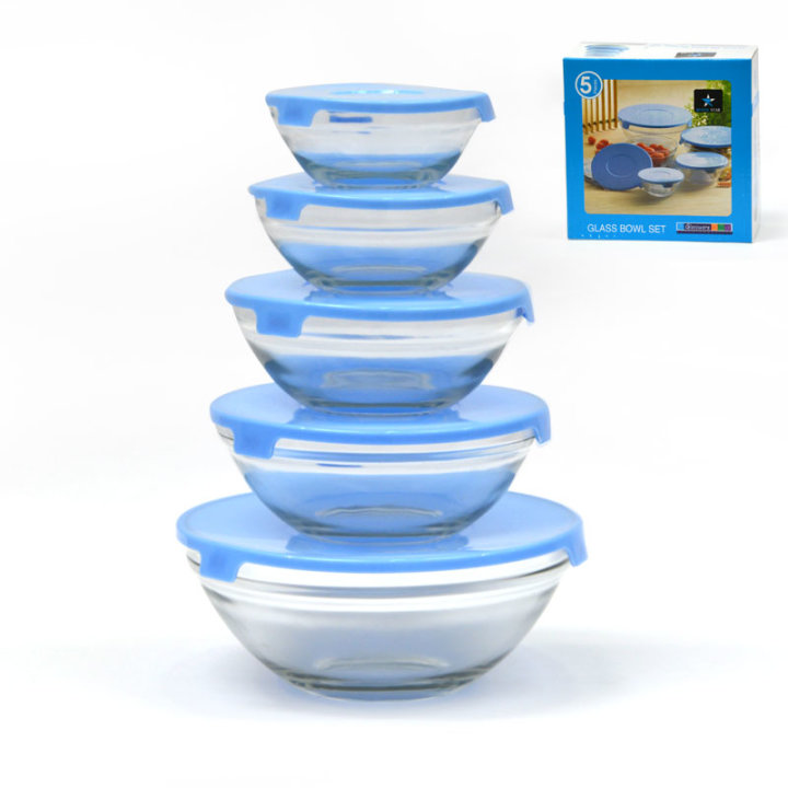 POSUDE ZA HLADNJAK 5/1 STAKLENE S PVC POKLOPCIMA 150/200/400/570/980 ML