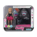 LUTKA EMILY 29 CM S PRIBOROM I DJEČJOM TORBICOM