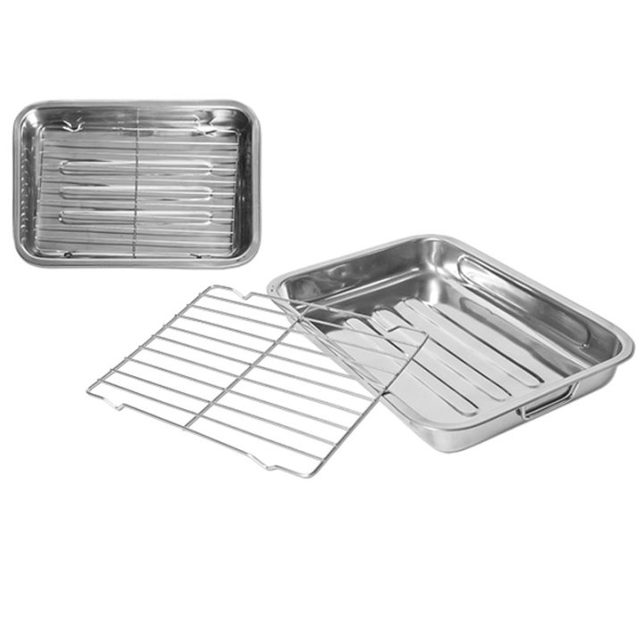 PEKAČ INOX 40 CM SA GRILL REŠETKOM