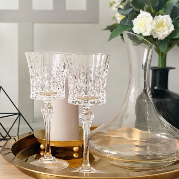 ČAŠE LADY DIAMOND NA STALKU 6/1 270 ML