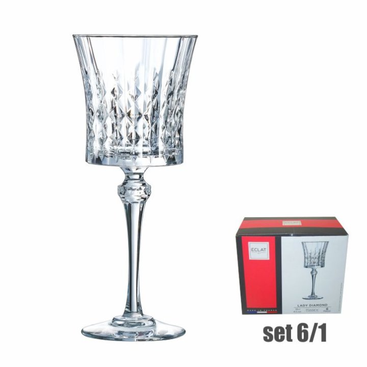 ČAŠE DIAMOND NA STALKU 6/1 190 ML