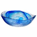 ZDJELA LINDEN STAKLENA 24 CM - PLAVA