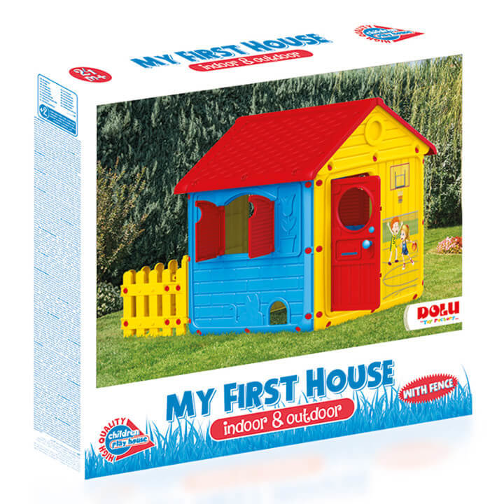 KUĆICA ZA IGRU SA OGRADOM - MY FIRST HOUSE