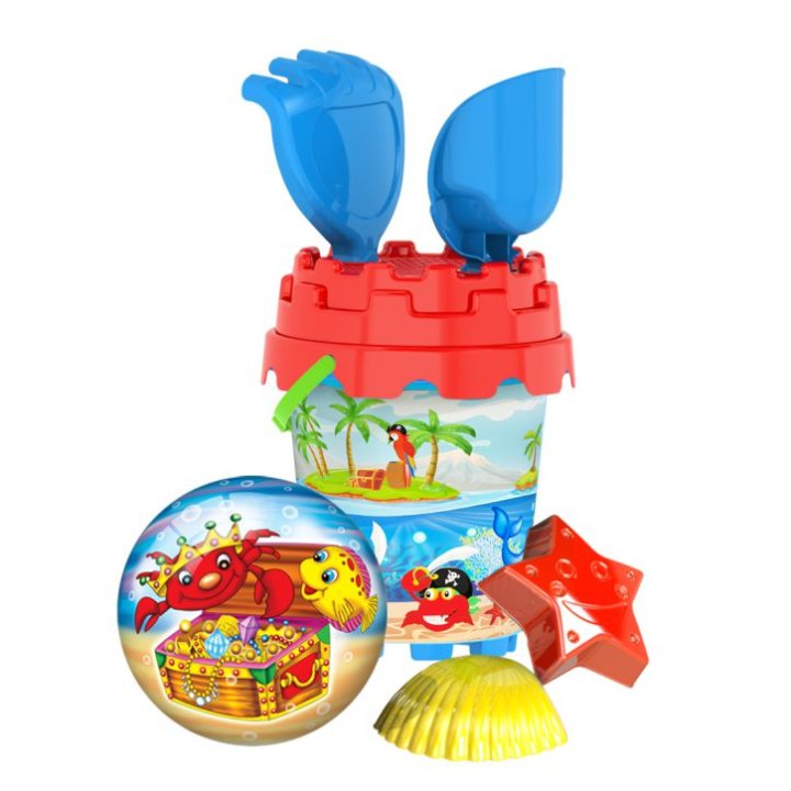 KANTICA S PRIBOROM ZA PLAŽU 7 DIJELNI