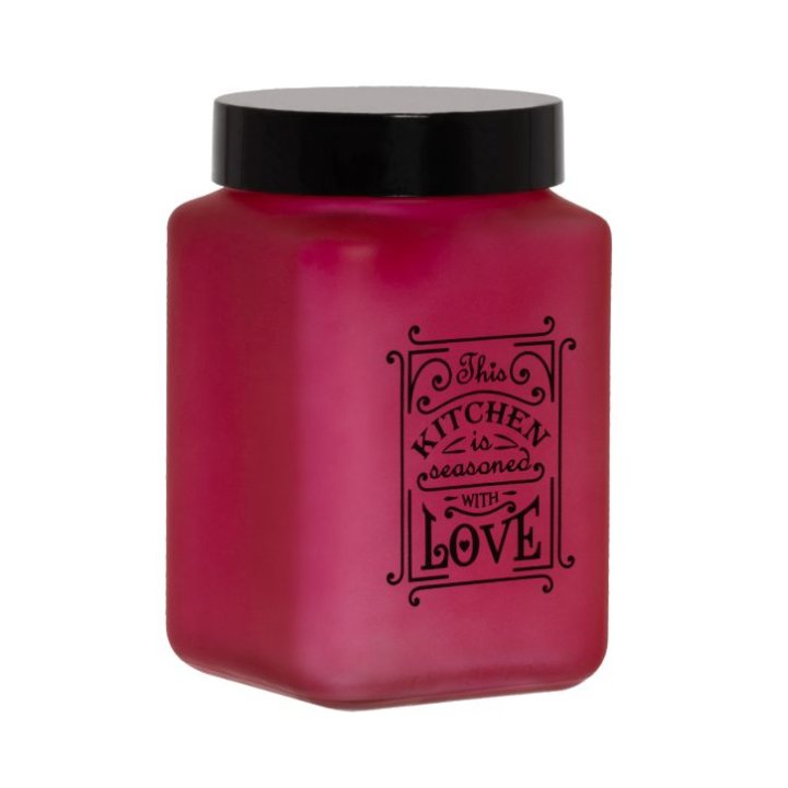 POSUDA ZA ZAČINE ČETVRTASTA 1500 ML KITCHEN LOVE S POKLOPCEM