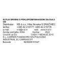 POKLON KUTIJA DRVENA S POKLOPCEM MAHAGONI 20x15x9,5 CM