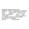 POSUDA ZA KOKICE - PVC 24x21,5 CM