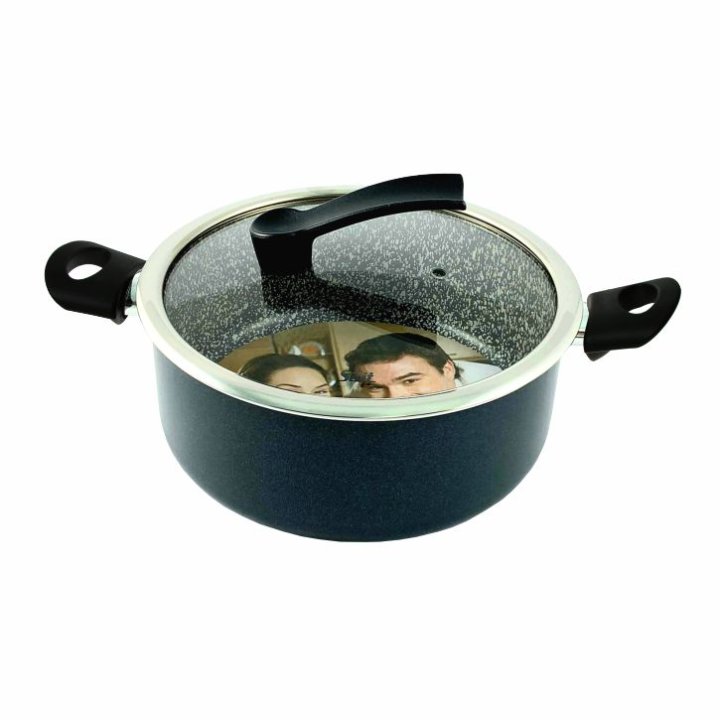 POSUDA ZA KUHANJE 20 CM SA STAKLENIM POKLOPCEM