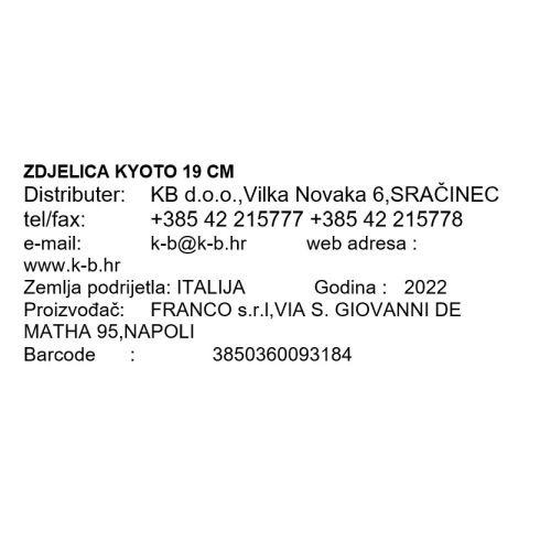 ZDJELICA KYOTO 19 CM